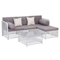 Gardeon 4 Seater Outdoor Lounge Set 5PC Garden Patio Furniture