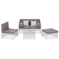 Gardeon 4 Seater Outdoor Lounge Set 5PC Garden Patio Furniture