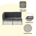 Gardeon 6 Seater Rattan Sofa Set 7PC Garden Patio Furniture Outdoor