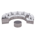 Gardeon 6 Seater Outdoor Sofa Set 9PCS Rattan Patio Furniture