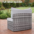Gardeon 6 Seater Outdoor Sofa Set 9PCS Rattan Patio Furniture