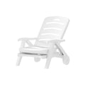 Gardeon Sun Lounger Folding Chaise with Wheels Outdoor Patio