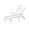 Gardeon Sun Lounger Folding Chaise with Wheels Outdoor Patio