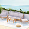 Gardeon 5 Seater Outdoor Lounge Setting Wooden 6 Piece Set