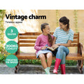 Gardeon 3 Seat Wooden Garden Bench Outdoor Patio Lounge Chair