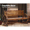 Gardeon 3 Seat Wooden Garden Bench Outdoor Patio Lounge Chair