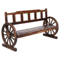 Gardeon 3 Seater Wooden Garden Bench Wagon Chair Patio Furniture