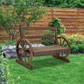Gardeon Outdoor 2 Seat Wooden Garden Bench Teak Patio Furniture