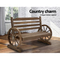 Gardeon Outdoor 2 Seat Wooden Garden Bench Teak Patio Furniture