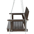 Gardeon 2 Seat Porch Swing Chair Wooden Bench Brown Outdoor