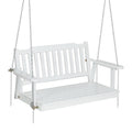 Gardeon Porch Swing Chair Wooden White Garden Outdoor Furniture