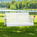 Gardeon 2 Seater Wooden Swing Chair Cup Holder Porch Outdoor