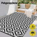 Gardeon Outdoor Rug 120x180cm Large Reversible Patio Carpet PP