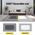 Gardeon Outdoor Rug 152x244cm Reversible Dual-Sided Patio Carpet