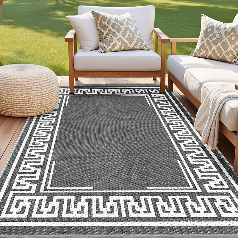 Gardeon Outdoor Rug 152x244cm Reversible Dual-Sided Patio Carpet