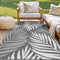 Gardeon Outdoor Rug 152x244cm Reversible Large Leaf Patio Carpet