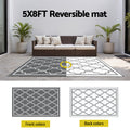 Gardeon Outdoor Rug 152x244cm Reversible Large Patio Carpet PP