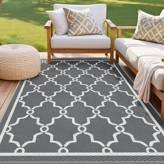 Gardeon Outdoor Rug 152x244cm Reversible Large Patio Carpet PP