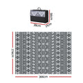 Gardeon Outdoor Rug 274x366cm Reversible Large Area Mat Patio