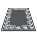 Gardeon Outdoor Rug 274x366cm Large Reversible Area Mat Patio Greek Key
