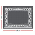 Gardeon Outdoor Rug 274x366cm Large Reversible Area Mat Patio Greek Key