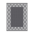 Gardeon Outdoor Rugs 274x366cm Large Carpet Reversible PP Dual-Sided Area Mat Patio Rug Grey