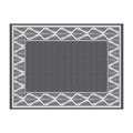 Gardeon Outdoor Rugs 274x366cm Large Carpet Reversible PP Dual-Sided Area Mat Patio Rug Grey
