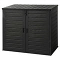 Gardeon 1170L Outdoor Storage Box Lockable Cabinet Black