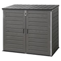 Gardeon 1170L Outdoor Storage Box Grey Lockable Cabinet Shed