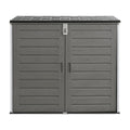 Gardeon 1170L Outdoor Storage Box Grey Lockable Cabinet Shed