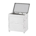 Gardeon 159L Outdoor Storage Box Stackable Cupboard Wheels