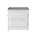 Gardeon 159L Outdoor Storage Box Stackable Cupboard Wheels