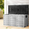 Gardeon 290L Outdoor Storage Box Lockable Garden Deck Shed Black