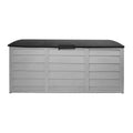 Gardeon 290L Outdoor Storage Box Lockable Garden Deck Shed Black