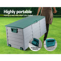 Gardeon 290L Outdoor Storage Box Lockable Green Garden Deck Shed
