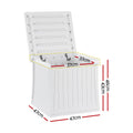 Gardeon 56L Outdoor Storage Box Lockable Garden Shed Tool Container
