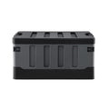 Gardeon Collapsible Outdoor Storage Box 60L Stackable Folding Camping Organizer Black
