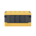 Gardeon Collapsible Outdoor Storage Box 60L Stackable Folding Camping Organizer Yellow