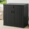 Gardeon 775L Outdoor Storage Box Black Lockable Cabinet Shed