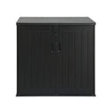 Gardeon 775L Outdoor Storage Box Black Lockable Cabinet Shed