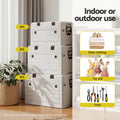 Gardeon 80L Outdoor Storage Box Foldable Collapsible Camping