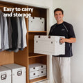 Gardeon 80L Outdoor Storage Box Foldable Collapsible Camping