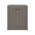 Gardeon Outdoor Storage Box 118L Grey Lockable Garden Shed