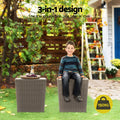 Gardeon Outdoor Storage Box 43L Garden Bench Tool Shed Side Table
