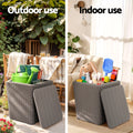 Gardeon Outdoor Storage Box 43L Garden Bench Tool Shed Side Table
