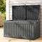 Gardeon 270L Outdoor Storage Box Grey Lockable Garden Bench Tool