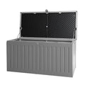 Gardeon 270L Outdoor Storage Box Grey Lockable Garden Bench Tool