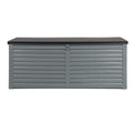 Gardeon 390L Outdoor Storage Box Bench Lockable Black
