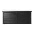 Gardeon 490L Outdoor Storage Box Lockable Garden Bench Black