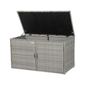 Gardeon Wicker Outdoor Storage Box Cabinet Shelf Chest Deck Garden